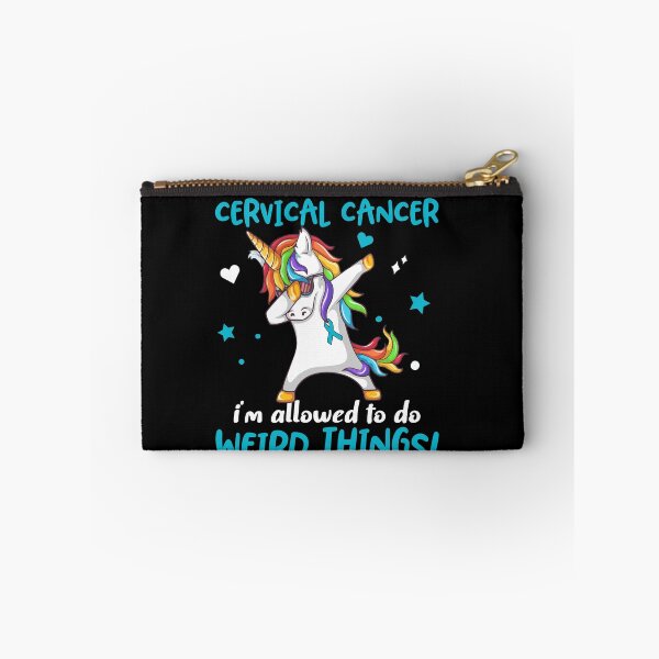 Item preview, Cervical Cancer Warrior I'm Allowed To Do Weird Things designed and sold by Brad-FI.