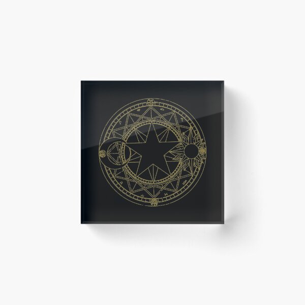 Sakura's Magic Circle Acrylic Block