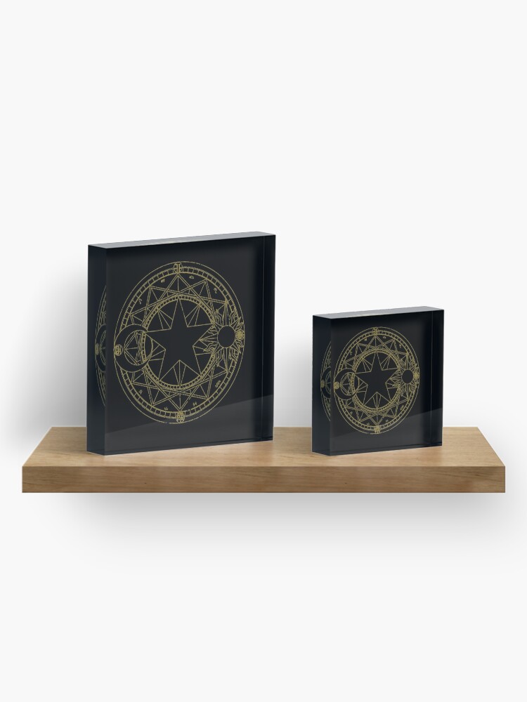 Alternate view of Sakura's Magic Circle Acrylic Block