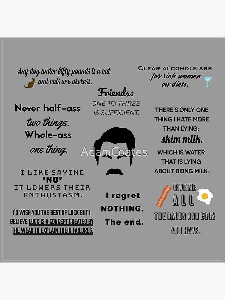 Ron Swanson - Quotes by AdamCoates