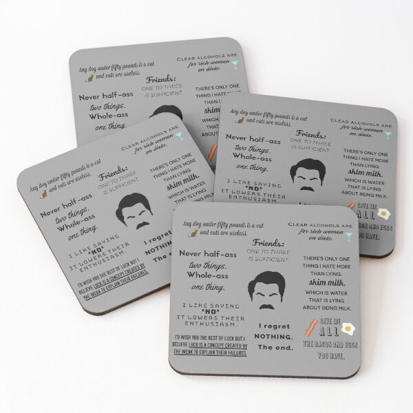 Item preview, Ron Swanson - Quotes designed and sold by AdamCoates.