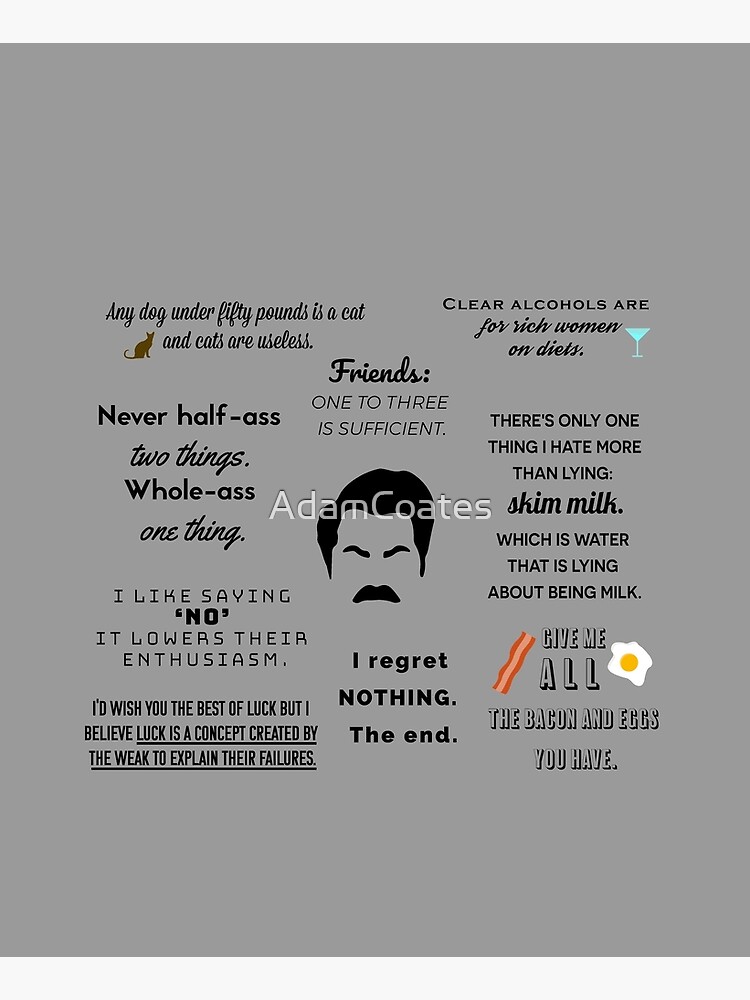 Ron Swanson - Quotes by AdamCoates