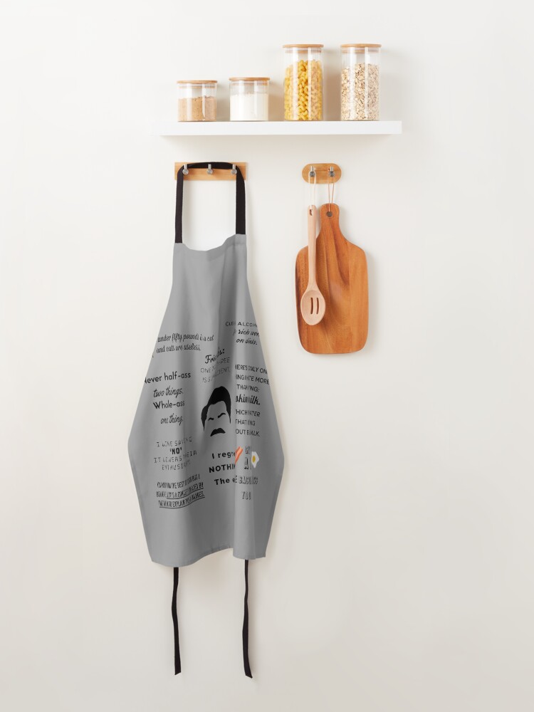Alternate view of Ron Swanson - Quotes Apron