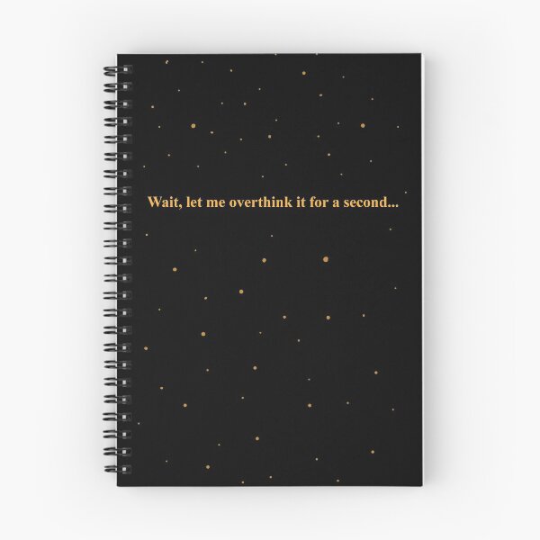 Item preview, Overthinker notebook designed and sold by MayasPieces.