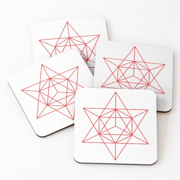 Item preview, Sacred Geometry Star Tetrahedron Merkaba Red designed and sold by Morgan Obendorfer.