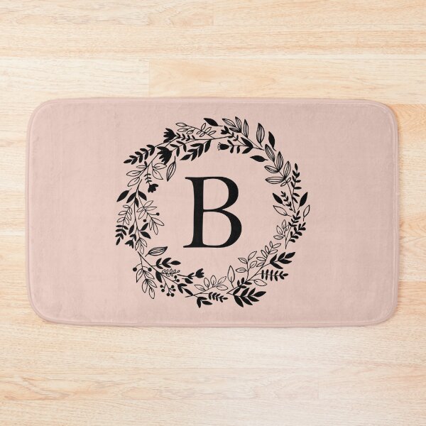 Item preview, Letter B with Floral Wreath - Initial B - Monogram Art designed and sold by thelustrous.