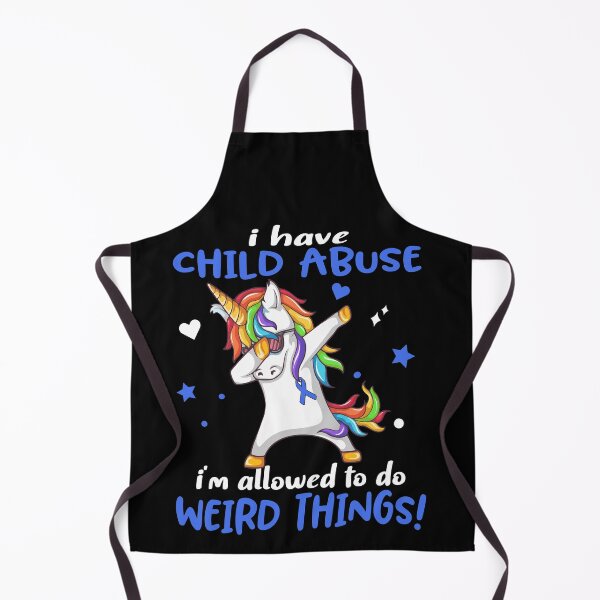 Item preview, Child Abuse Warrior I'm Allowed To Do Weird Things designed and sold by Brad-FI.