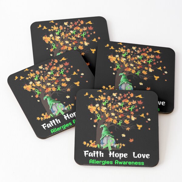 Item preview, Allergies Awareness Faith Hope Love designed and sold by GennieShop.