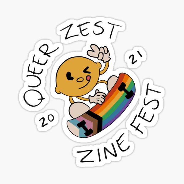Sk8r Zest '21 (Black Font) Sticker