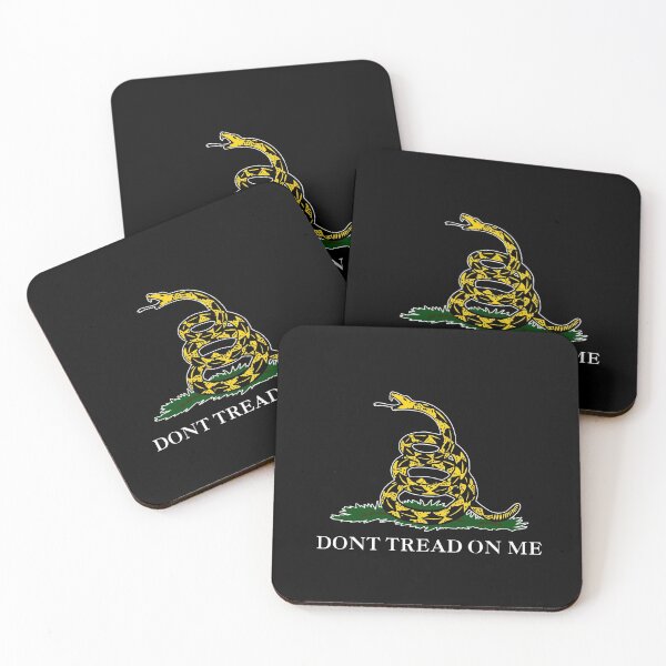 Item preview, Don't tread on me - white  - Yellow Snake Gadsden flag  designed and sold by LibertarianSt.