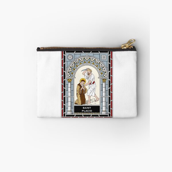 Item preview, ST PLACID under STAINED GLASS designed and sold by CatholicSaints.