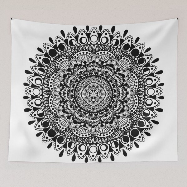 Item preview, moon phase geometric design designed and sold by hamsterparent.