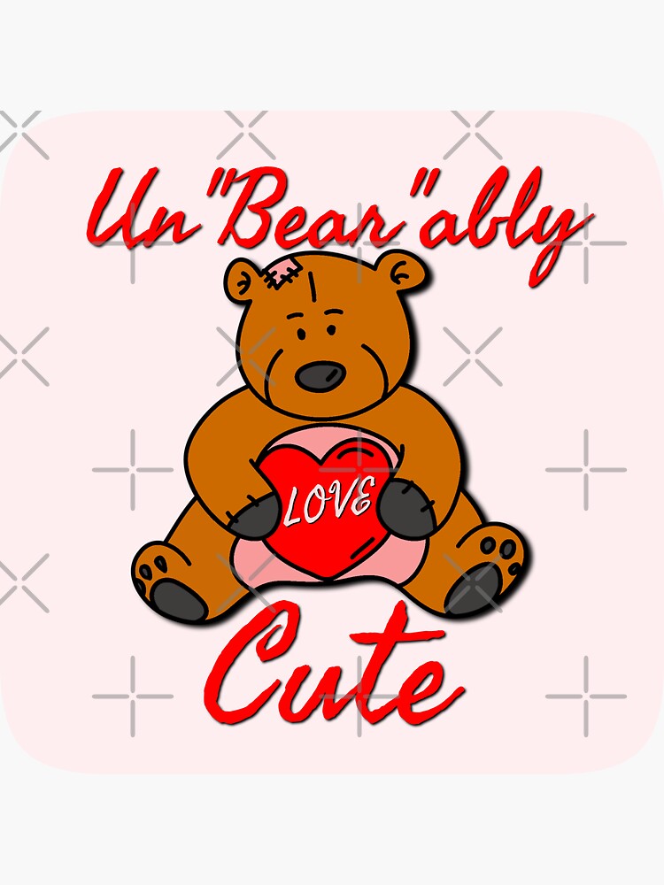 UNBEARABLY CUTE STICKER BOOK - THE TOY STORE