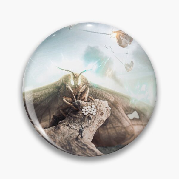 Item preview, OPERATION BEHEMOTH: unique moth battle artwork  designed and sold by cekay-design.