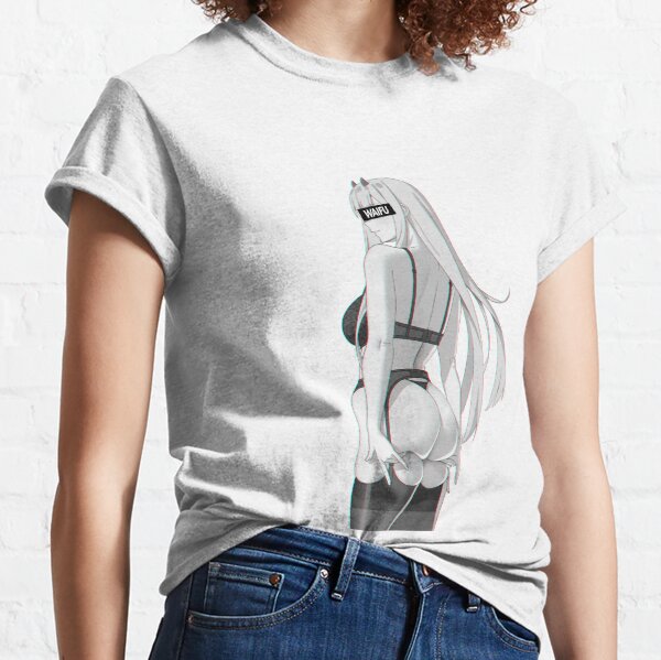 Darling in the FranXX Zero Two Waifu Material Black Edition Classic T-Shirt
