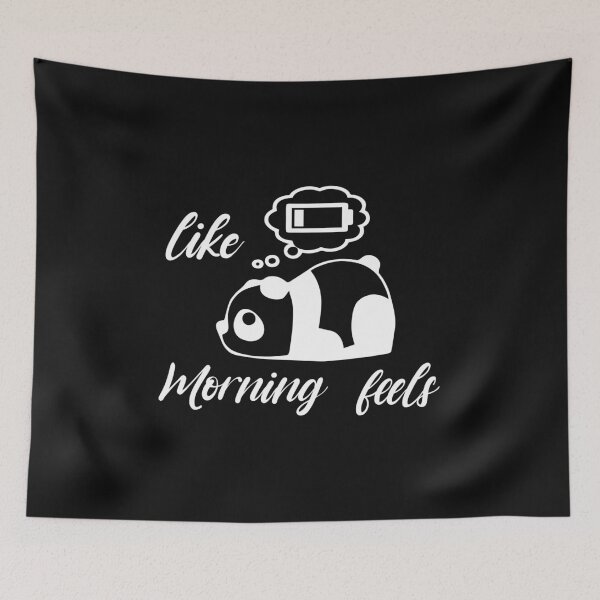 Item preview, panda morning feels like design designed and sold by Rsagur12.