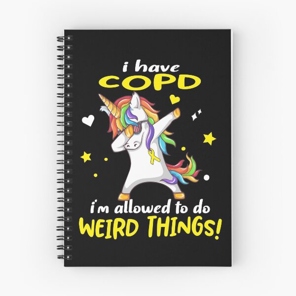 Item preview, COPD Warrior I'm Allowed To Do Weird Things designed and sold by Brad-FI.