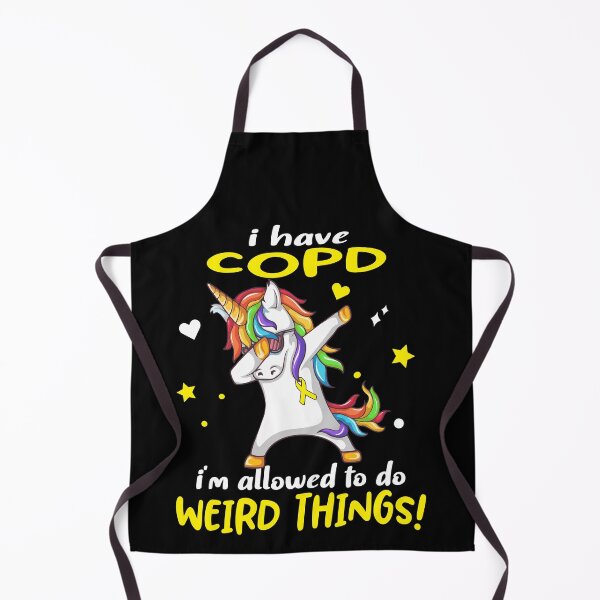 Item preview, COPD Warrior I'm Allowed To Do Weird Things designed and sold by Brad-FI.