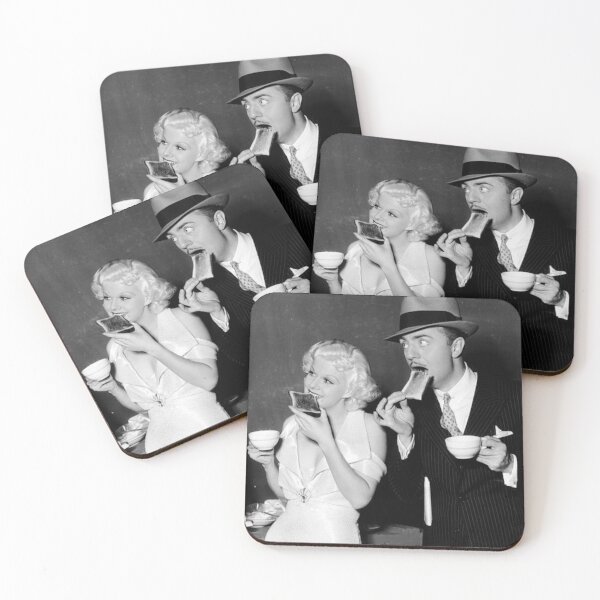 Item preview, Jean Harlow & William Powell eat toast designed and sold by Leafyblues.