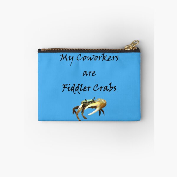 Item preview, Fiddler Crab Coworker -dark text designed and sold by serene47.