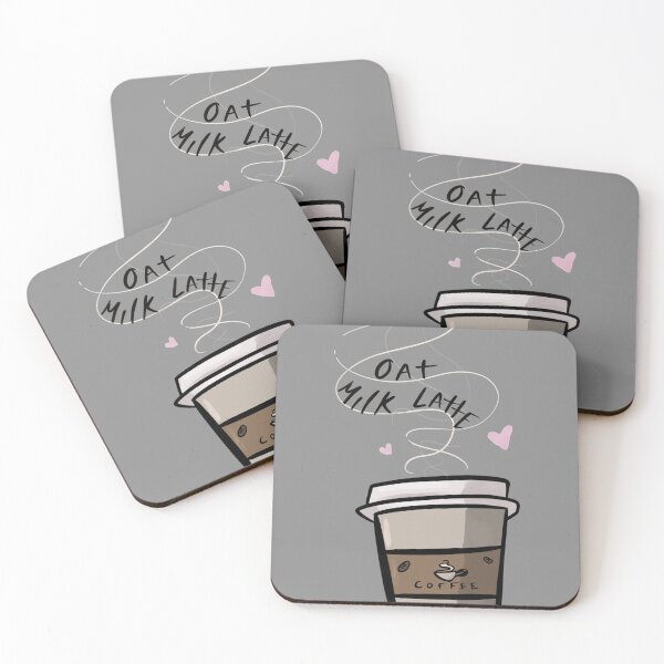 Item preview, Oat Milk Latte Coffee Cup Love designed and sold by Nm8orArt.