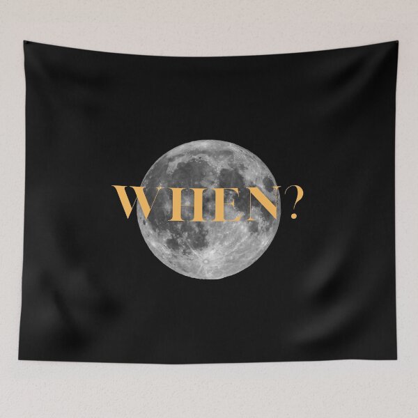 Item preview, When Moon , Funny Crypto designed and sold by springflow.