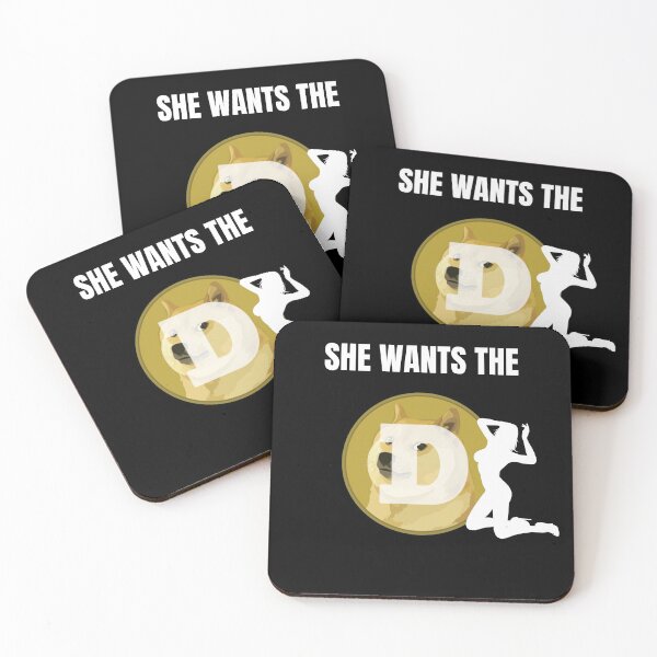 Item preview, She Wants The D , Funny Crypto Doge coin designed and sold by springflow.