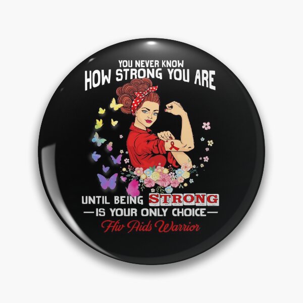 Item preview, Hiv Aids Warrior You Never Know How Strong You Are designed and sold by largellie.