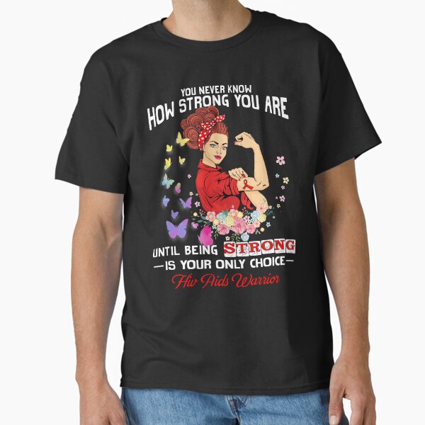 Item preview, Hiv Aids Warrior You Never Know How Strong You Are designed and sold by largellie.