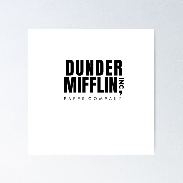 The Office  DUNDER MIFFLIN Poster by lydiaamr