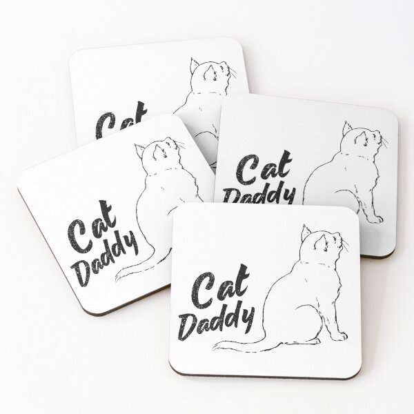 Item preview, cat daddy vintage seventies style cat retro distressed designed and sold by NWCreative.
