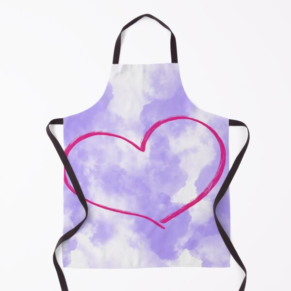 Item preview, Pink heart in Purple Clouds designed and sold by MamaSweetea.