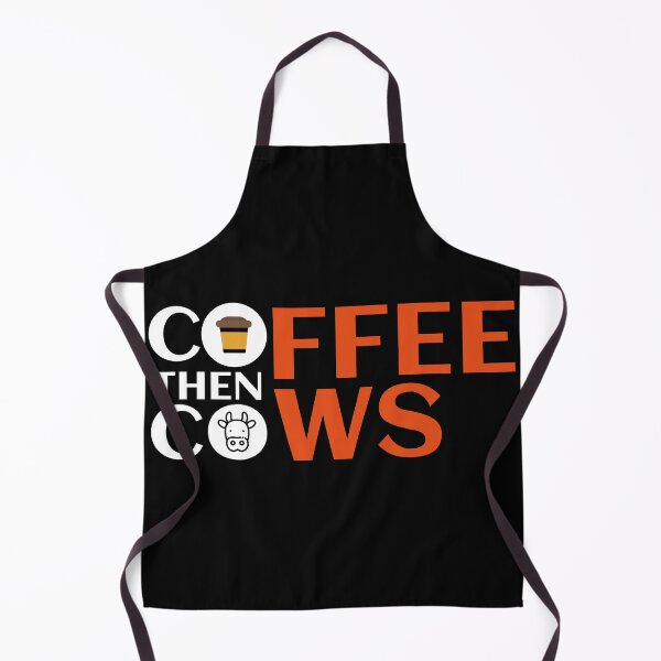 Item preview, Coffee Then Cows (Black Background) designed and sold by Daluyong.