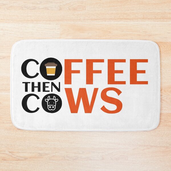 Item preview, Coffee Then Cows (White Background) designed and sold by Daluyong.