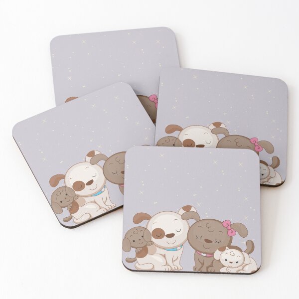 Item preview, dog family cut designed and sold by Ami store.