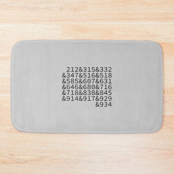 Item preview, New York Area Codes designed and sold by Troy Green.