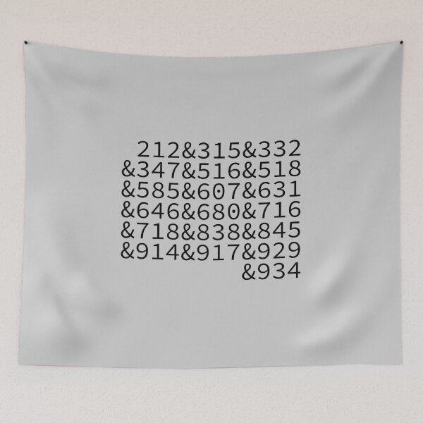 Item preview, New York Area Codes designed and sold by Troy Green.