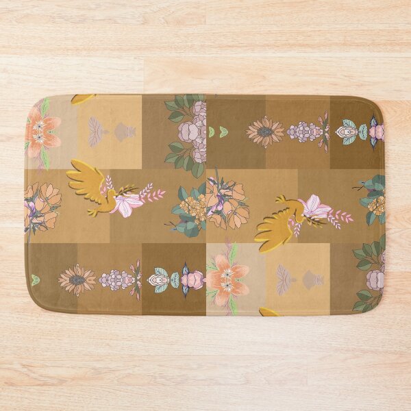 Item preview, Golden floral bird  designed and sold by Kamzzi.