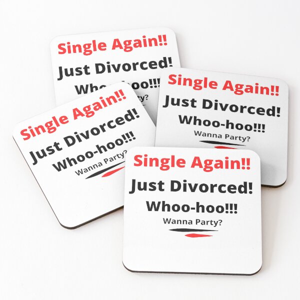 Item preview, Single Again - Just Divorced - Party? designed and sold by RBDESIGN SHOP.