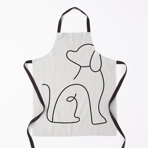 Item preview, one line dog art designed and sold by Ami store.