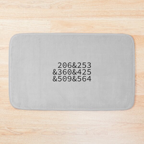 Item preview, Area Codes Washington designed and sold by Troy Green.