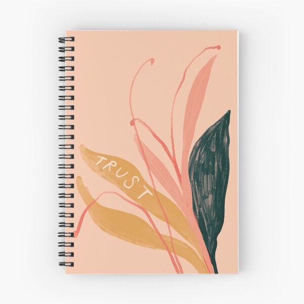 Item preview, "Trust" Floral Vintage Inspired with Blush pink, gold, and green designed and sold by morgansgoods.