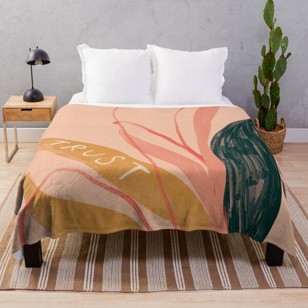 Item preview, "Trust" Floral Vintage Inspired with Blush pink, gold, and green designed and sold by morgansgoods.