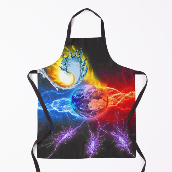 Item preview, water and fire planet filled with electricity designed and sold by Karine Dupras.