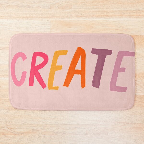 Item preview, CREATE - colorful motivational and inspirational word for artists, designers, and creatives designed and sold by morgansgoods.