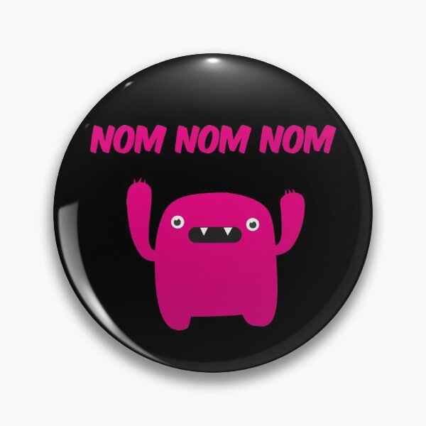 Aperçu de l'œuvre Om nom nom drôle et mignon nom - Monster créée et vendue par badbugs.