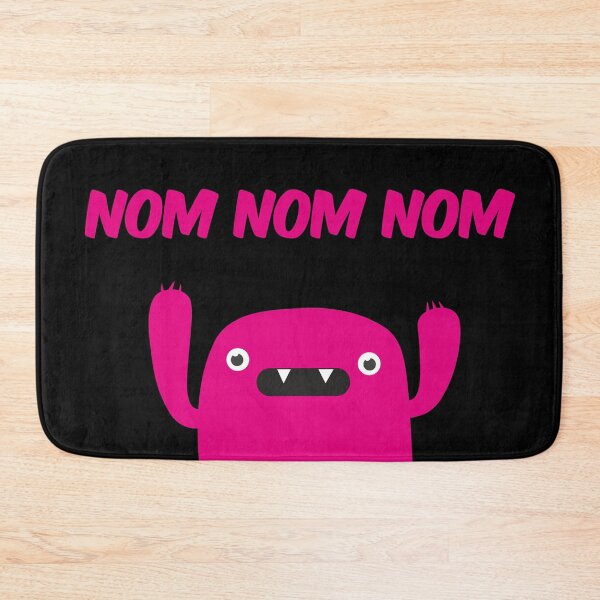 Item preview, Funny & Cute Om nom nom nom - Monster designed and sold by badbugs.