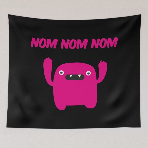 Item preview, Funny & Cute Om nom nom nom - Monster designed and sold by badbugs.