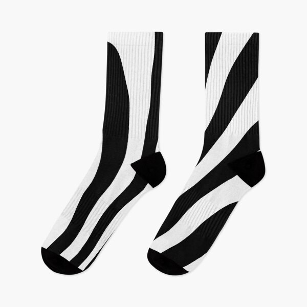 Item preview, Black and White Zebra Stripes Curves Abstract Design designed and sold by patternsoup.