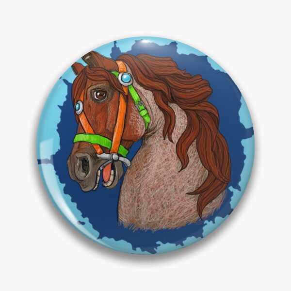 Item preview, Flabbergasted Horse  designed and sold by nevernotamanda.